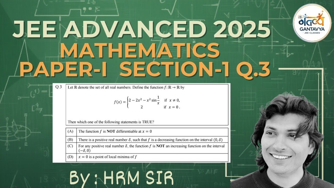Let R denote the set of all real numbers. Define a function f:R to R by f(x)={2-2x^2-x^2sin1/x if...