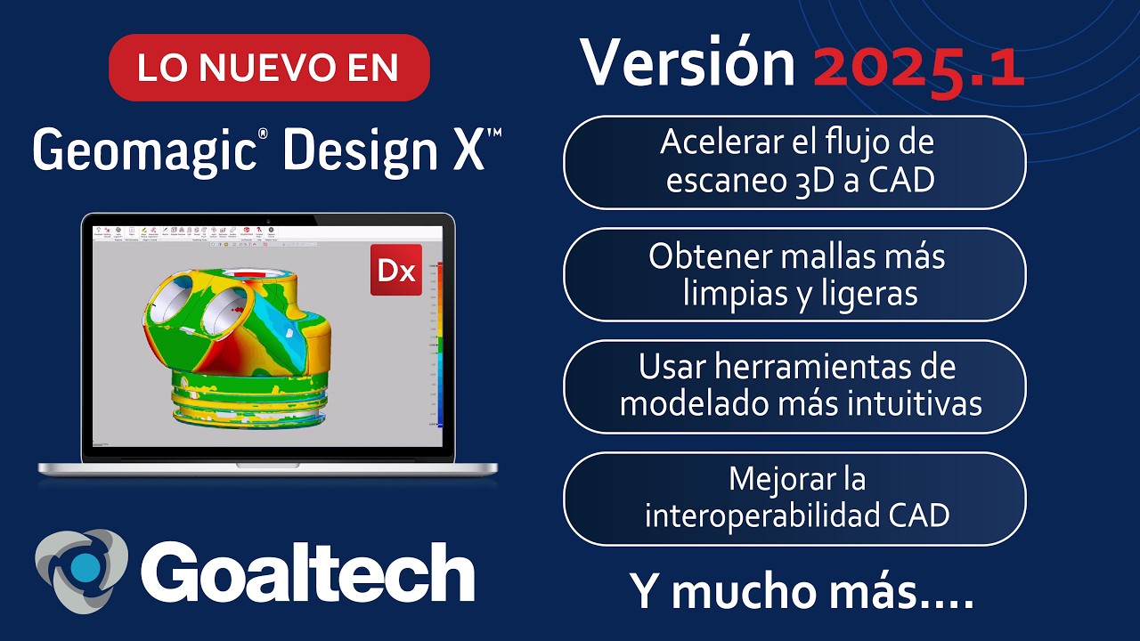 [Lo Nuevo En] Geomagic® Design X versión 2025.1