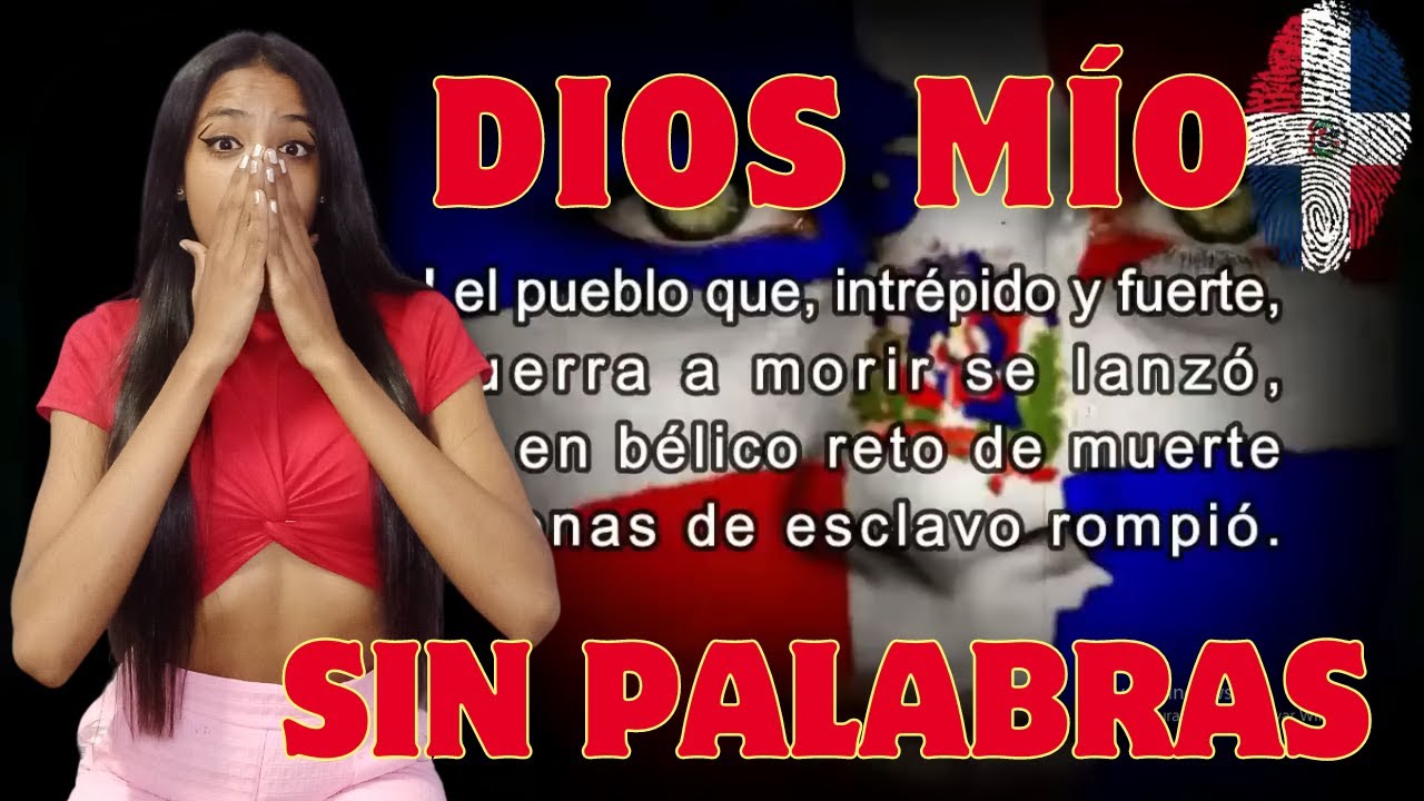 YA ENTIENDO PORQUÉ TODOS SE CONMUEVEN CON EL HIMNO DE REPÚBLICA DOMINICANA🇩🇴. QUE ORGULLO SIENTO!!!
