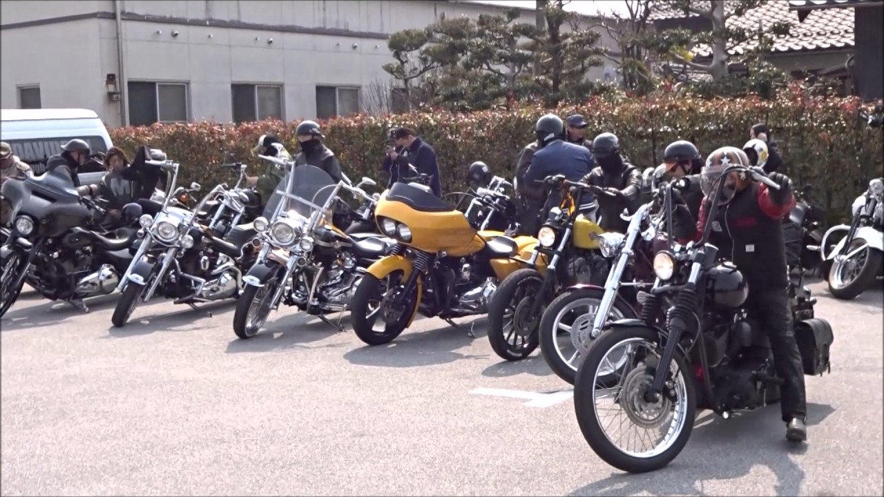 ５０歳からのハーレー　Claugh&teas ツーリング　彦根城