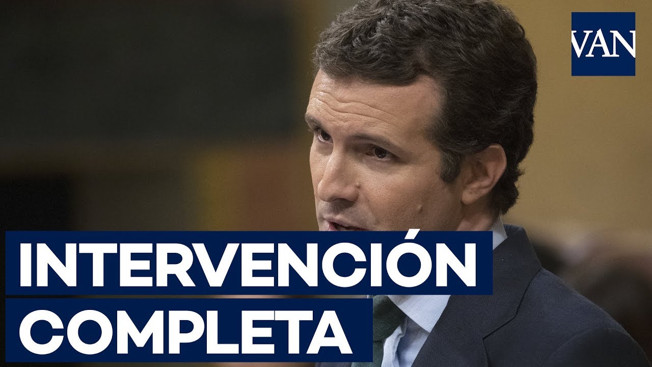 Intervención completa de Pablo Casado en la sesión de investidura