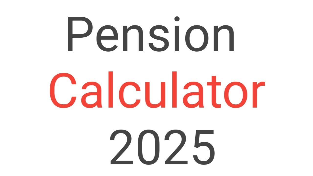 Pension calculator 2025 || Pay Pension Tax