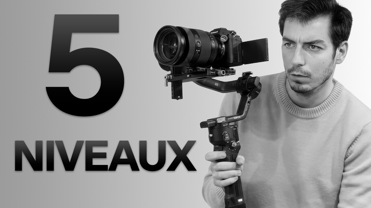 Les 5 niveaux du vidéaste (le vrai parcours)