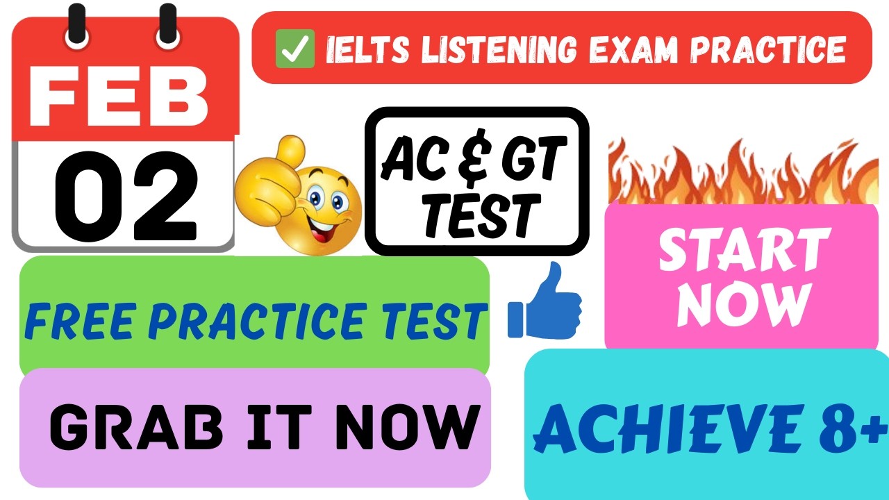 IELTS LISTENING PRACTICE TEST 2026 WITH ANSWERS | 02.02.2026