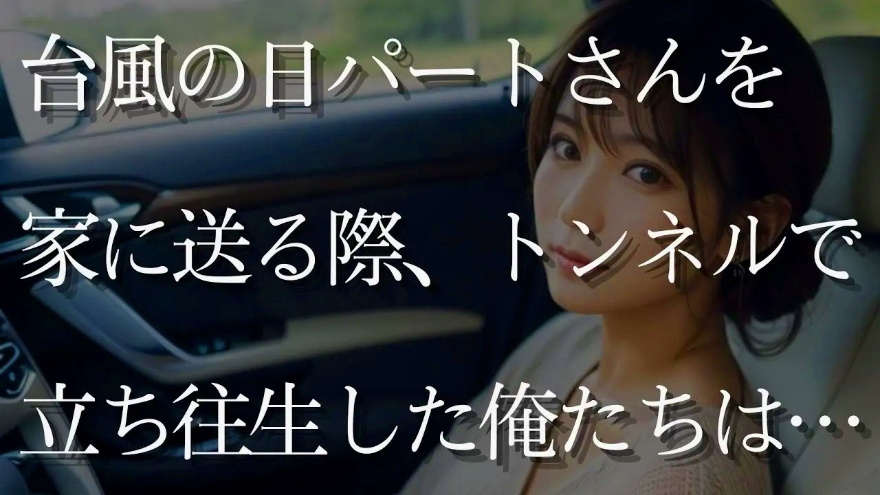【人気動画まとめ】【大人の事情】台風の日パートさんを家に送る際、トンネルに閉じ込められた私たちは…【作業用】【睡眠用】【総集編】