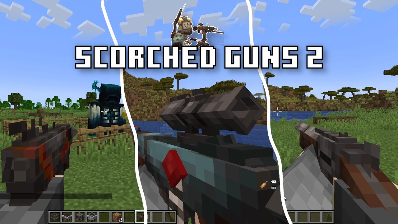 Scorched Guns 2 (1.20.1) | Full Showcase (Adds Guns to Minecraft)