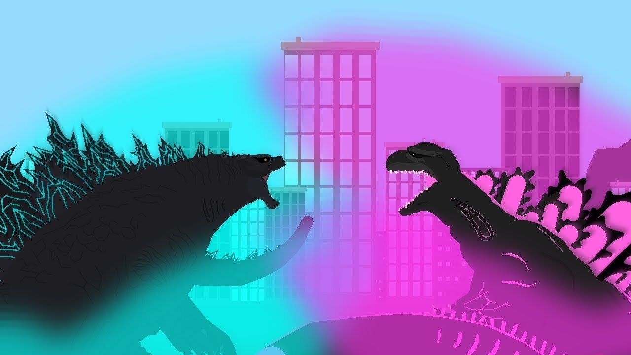 Godzilla Legendary VS Shin Gojira | Stick Nodes Pro Animation