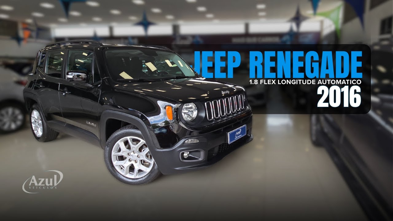 JEEP RENEGADE 1.8 FLEX LONGITUDE AUTOMATICO 2016