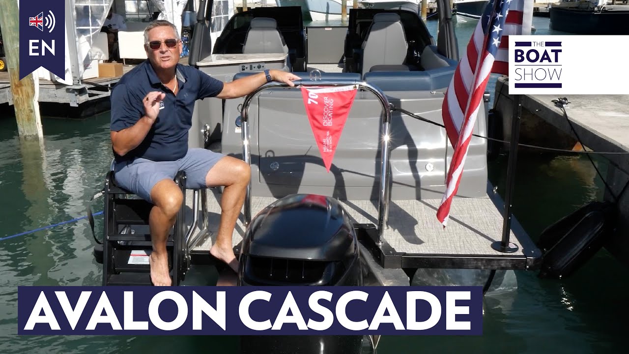 AVALON CASCADE seen at MIBS 2025 - The Boat Show