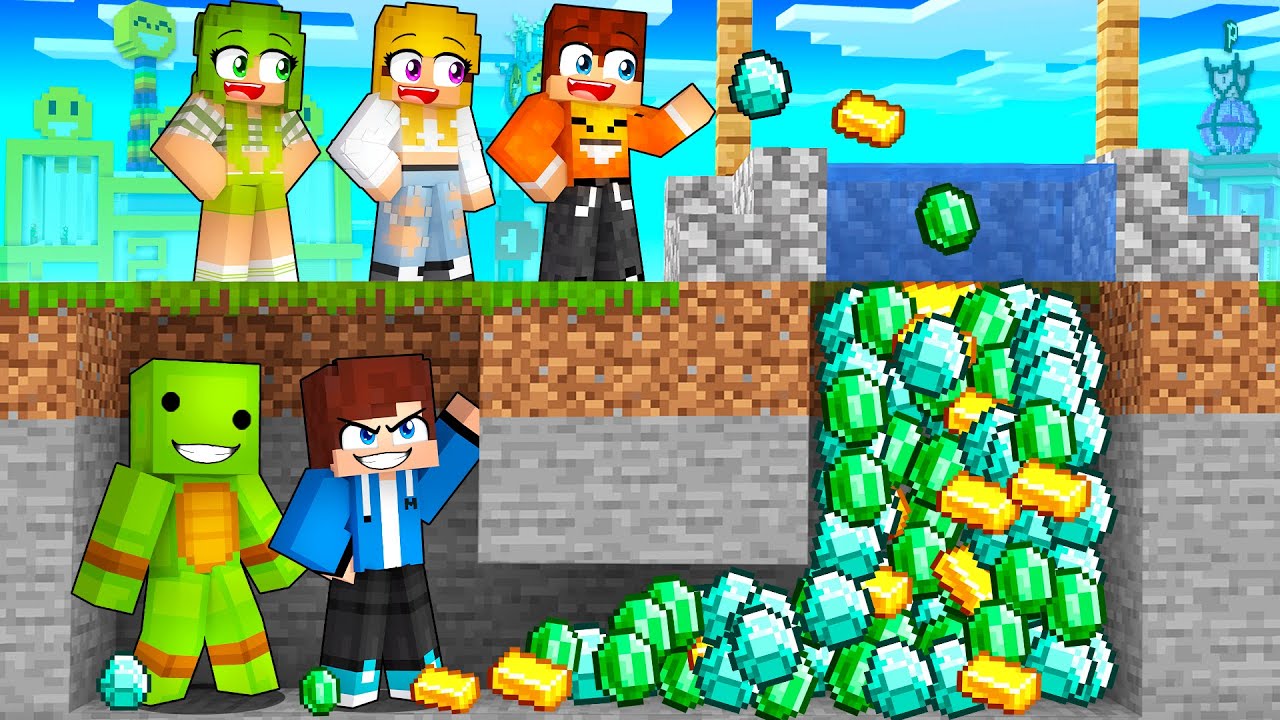 Zrobiłem TROLL STUDNIE SZCZĘŚCIA i UKRADŁEM DIAMENTY SmileSlow w Minecraft!