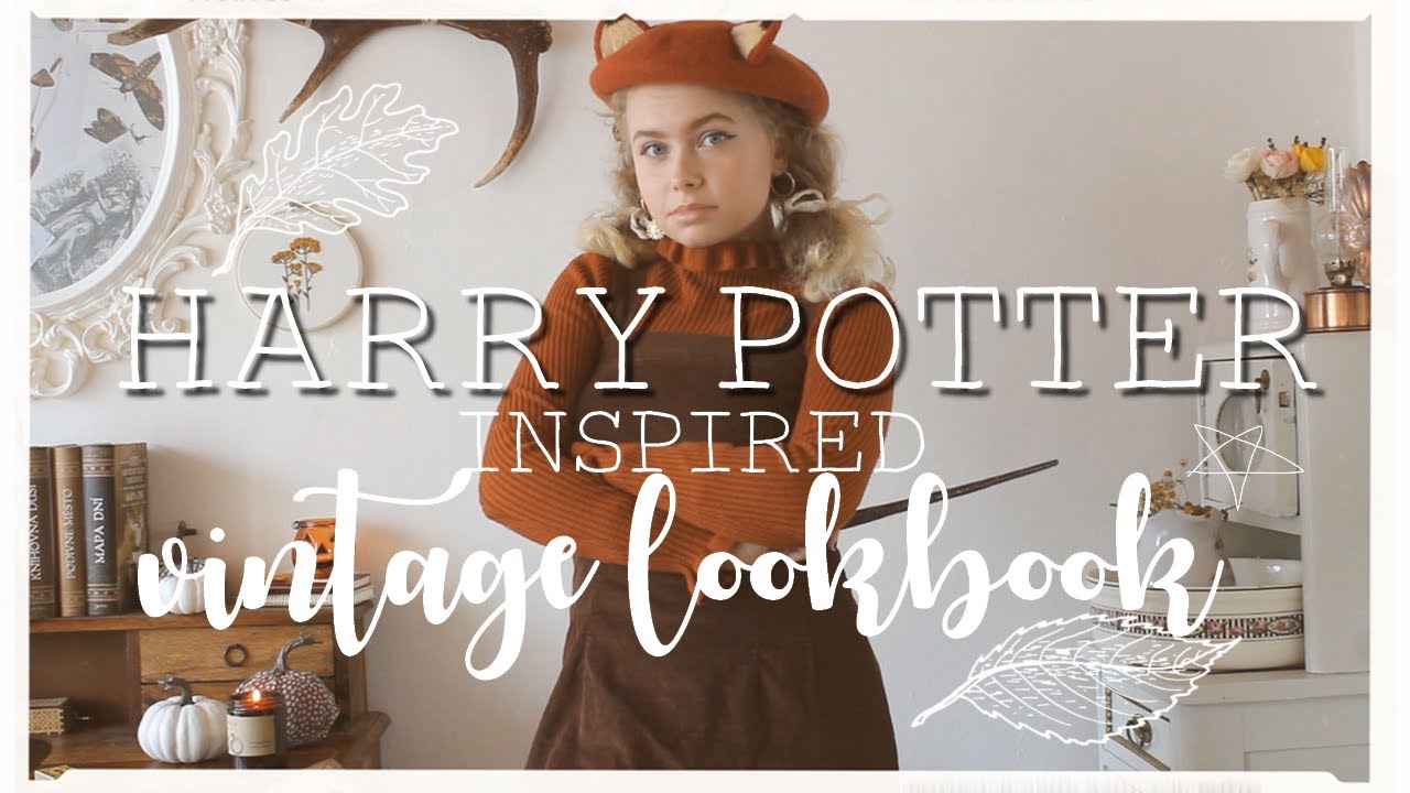 harry potter inspired vintage lookbook //