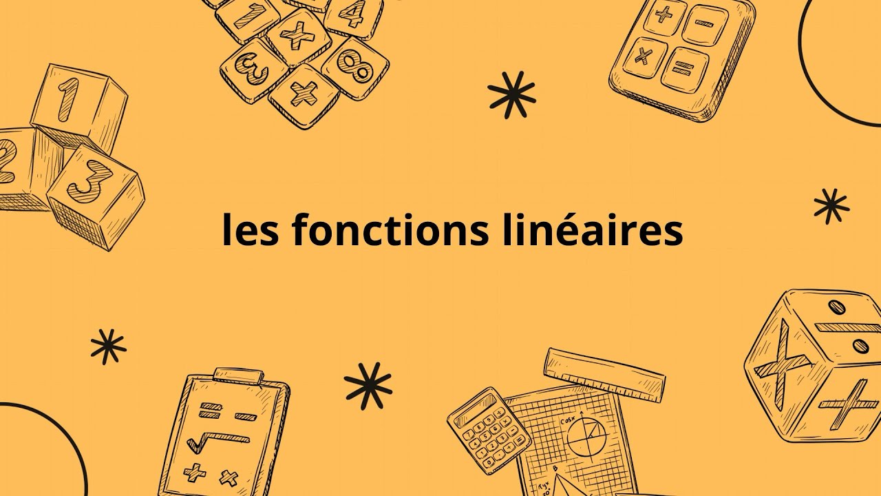 les fonctions linéaires