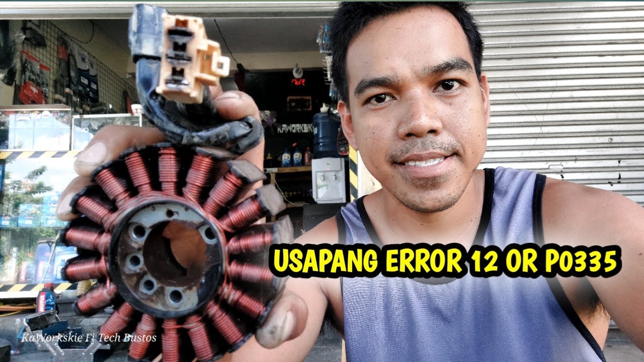 USAPANG ERROR 12 OR P0335 SA AEROX V1 V2 AT NMAX V2