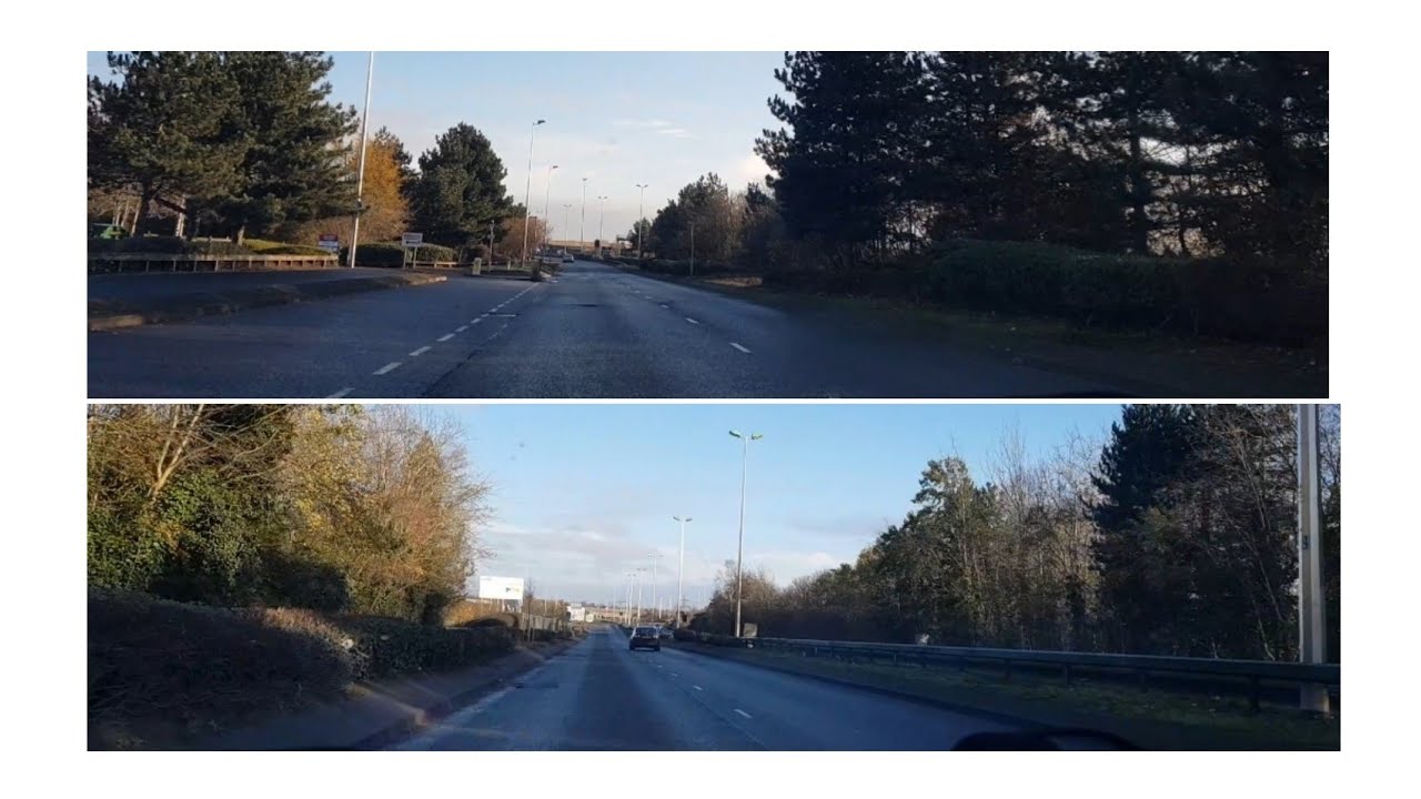Beautiful  winter weather in Birmingham//road views#shorts