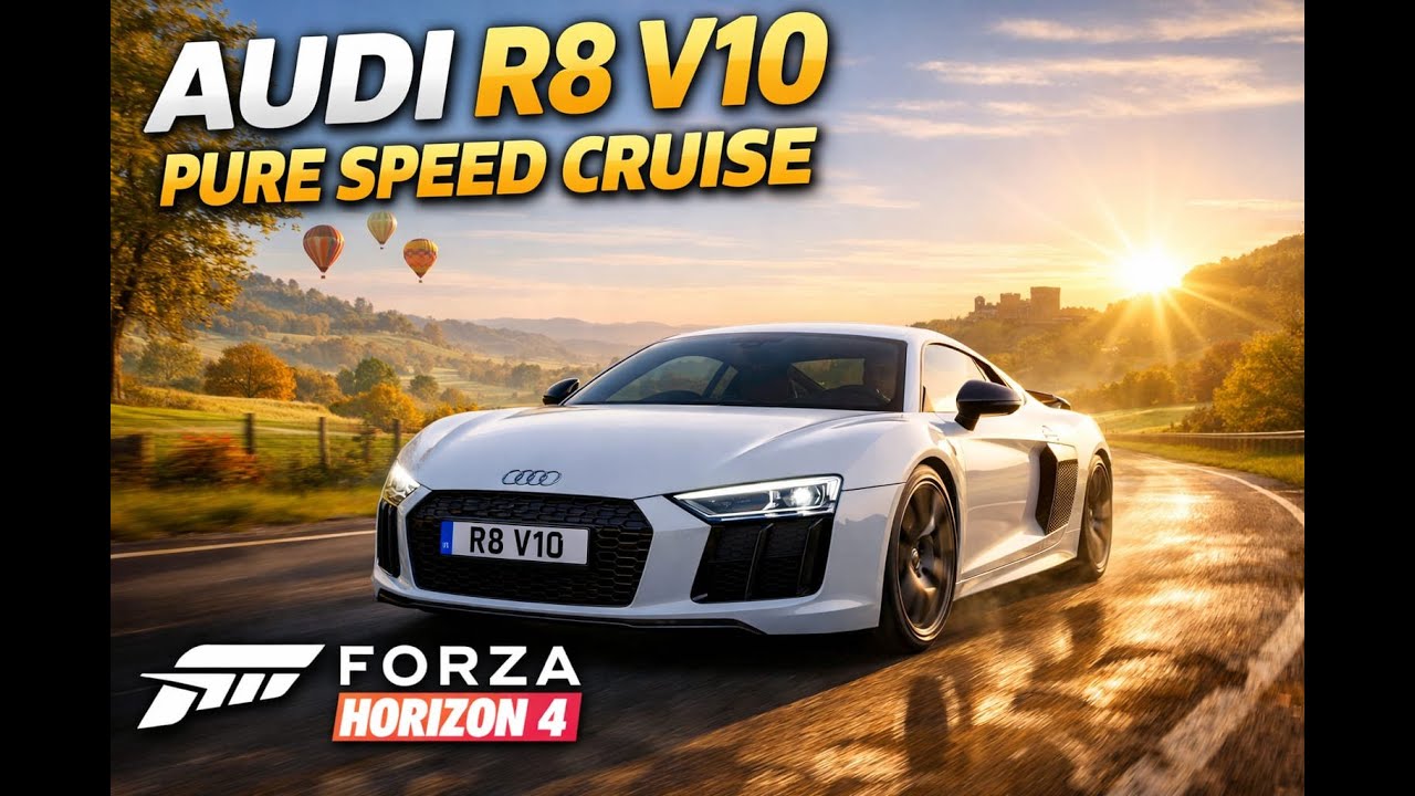 Audi R8 V10 Dominating the Roads | Forza Horizon 4 Gameplay