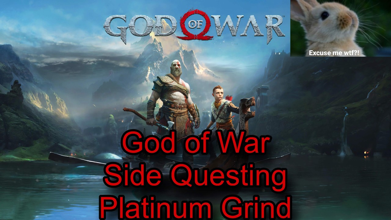 Side Questing Time! God of War 2018 Platinum Grind Day 2. Subscribe!