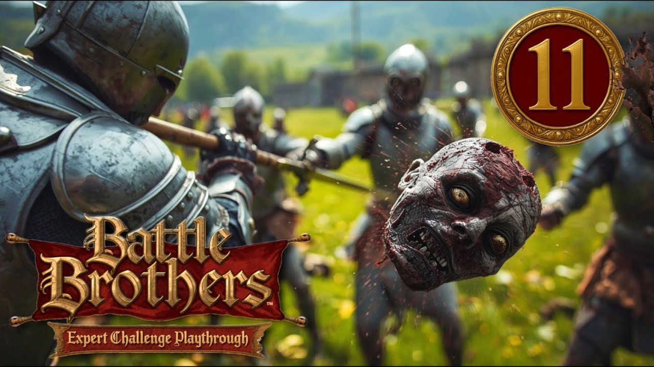 HOW TO DELETE 3 ZOMBIES IN 1 SWING | Battle Brothers | Part 11 | Days 55-58