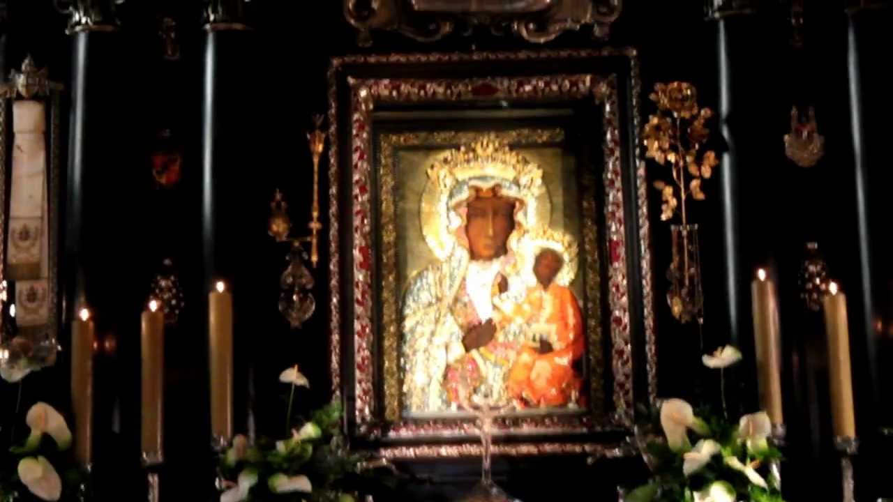 Odsłonięcie obrazu Matki Bożej Częstochowskiej