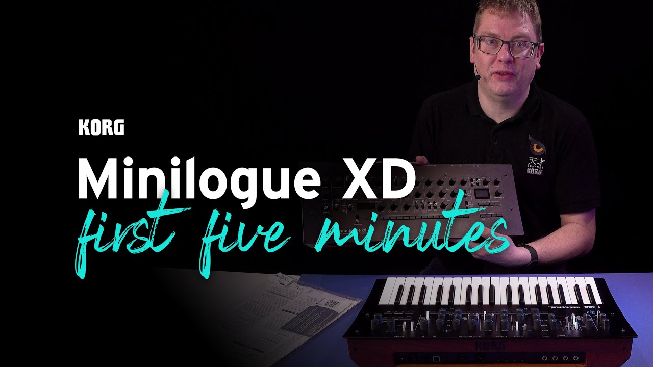 Начните работу с Korg Minilogue XD — ваши первые пять минут