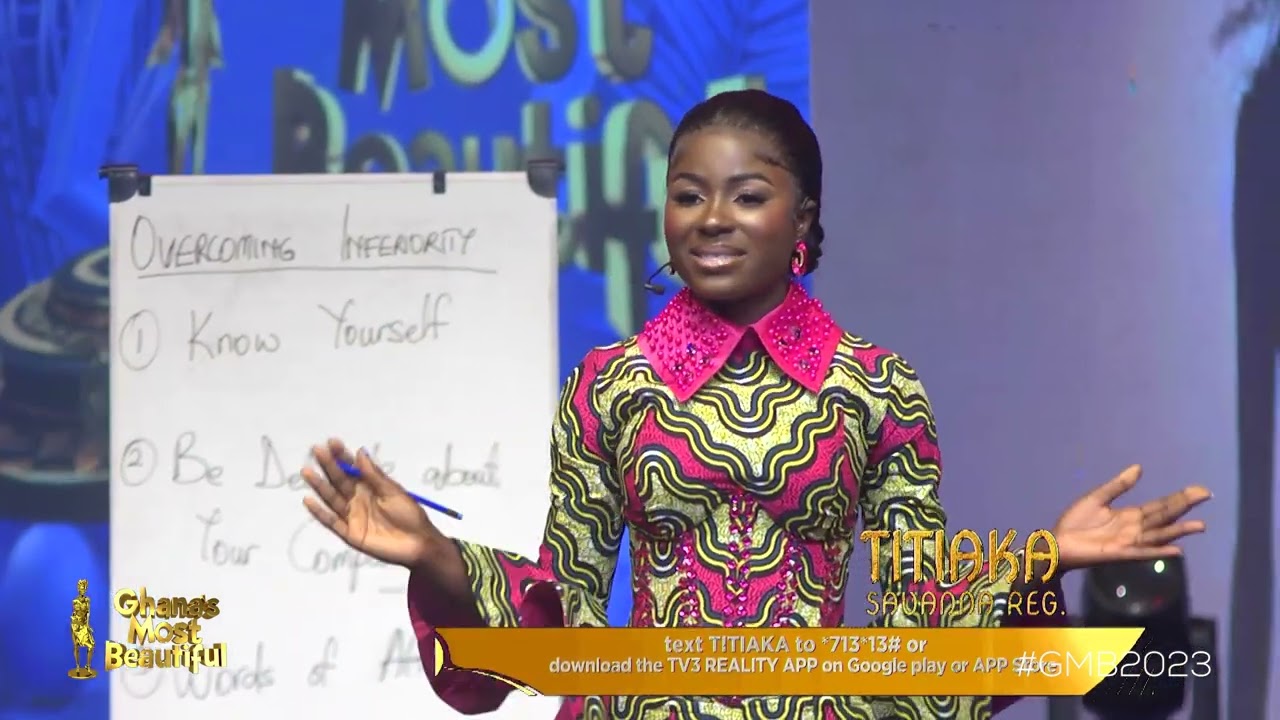 Titiaka spreads the message of self-awareness and confidence #gmb2023