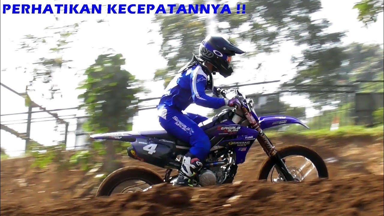 Lihat!! Kecepatan M Zidan 4 di QTT Motocross
