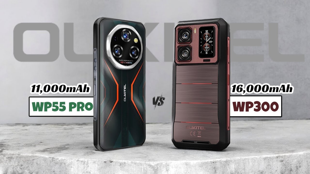 OUKITEL WP55 PRO (vs) OUKITEL WP300 - Solid rugged phone for a few bucks | Specs, review, comparison