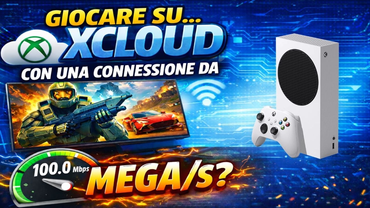 Conviene giocare in streaming su XCloud con una connessione da 100 mega/s?