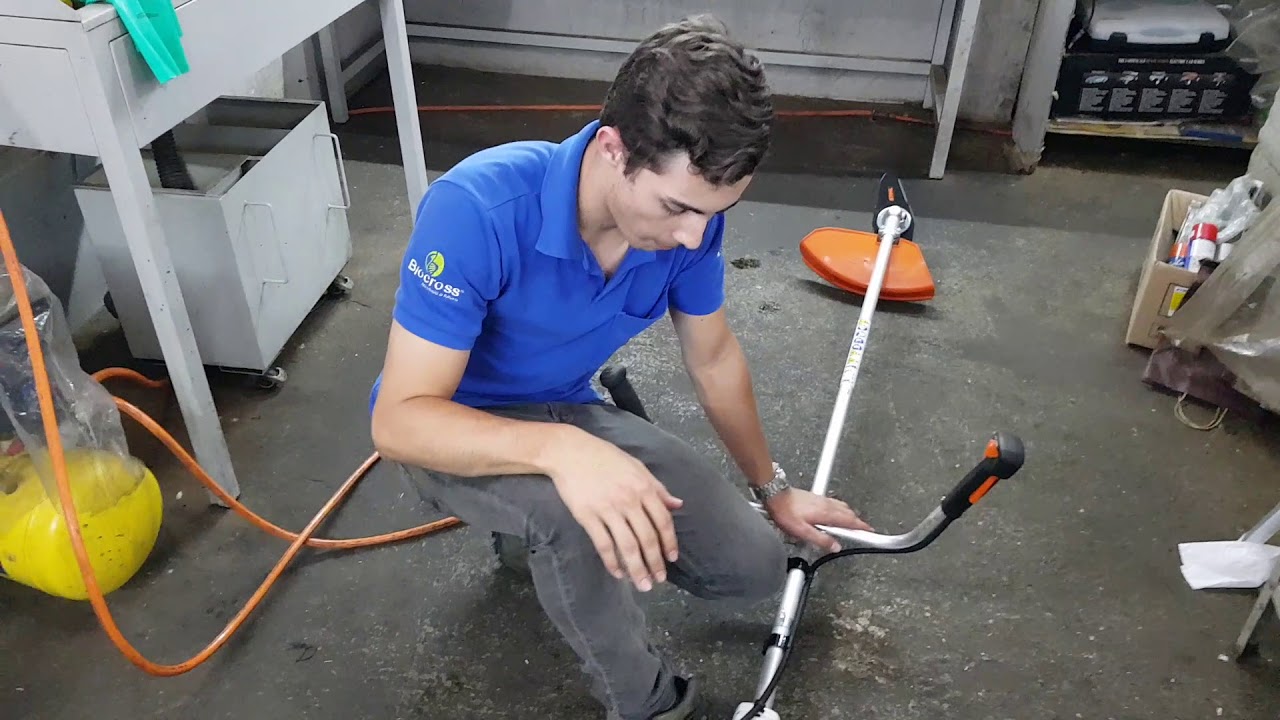 Como ligar uma roçadeira STIHL FS 160/220/290