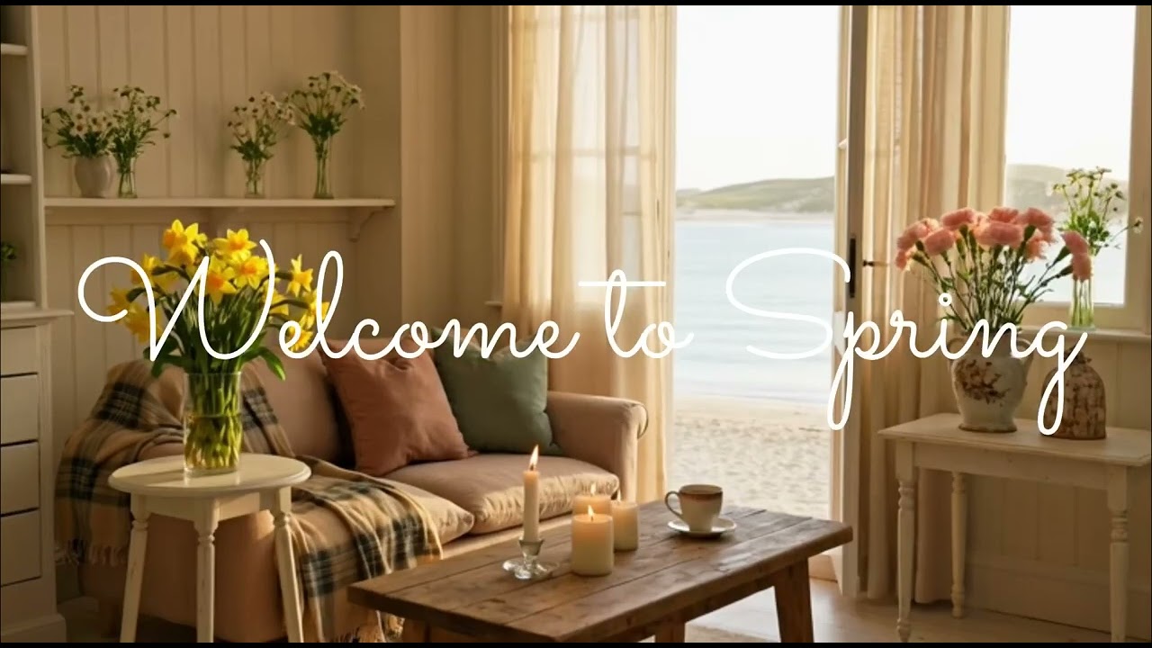 Spring Morning in Cozy Beach Cabin | Sanna Bay ~ Scottish Highlands 🌺🌊 | #SpringAmbience