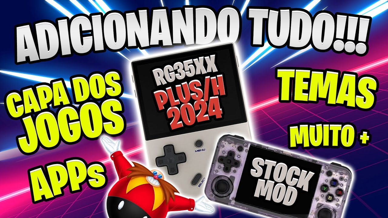 😱ADICIONAR CAPA DOS JOGOS, TEMAS, APPS E MUITO + NOS RG35XX PLUS, H E 2024 @ANBERNIC