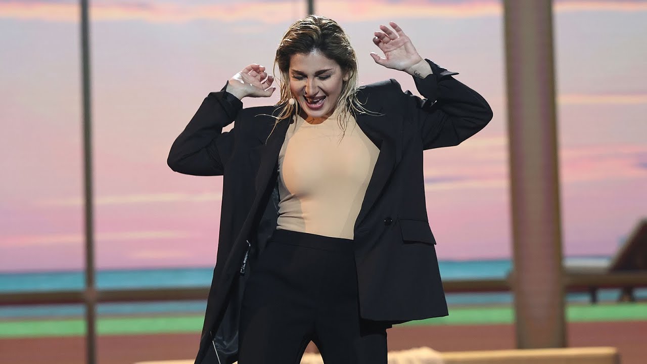 Sandra Golpe imita a Miley Cyrus en 'Flowers' - Tu Cara Me Suena