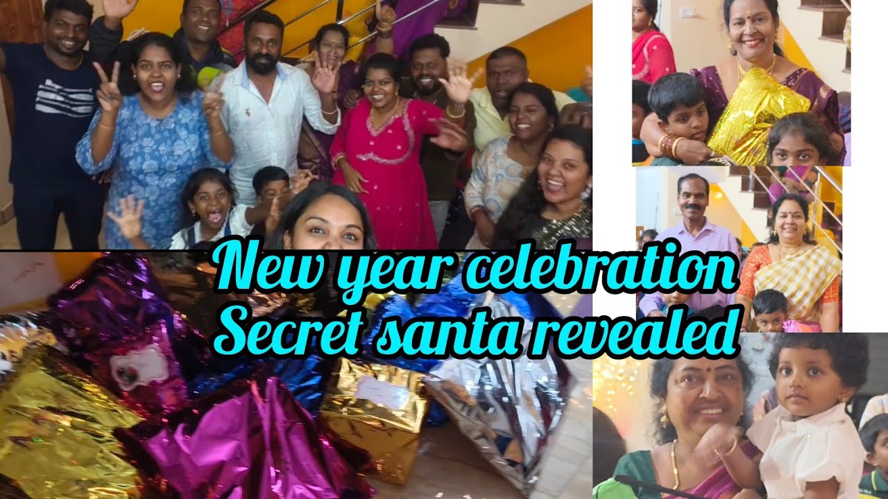 New year celebration with family secret santa revealed❤❤naga appadiye shock ayetom#dance #trending 