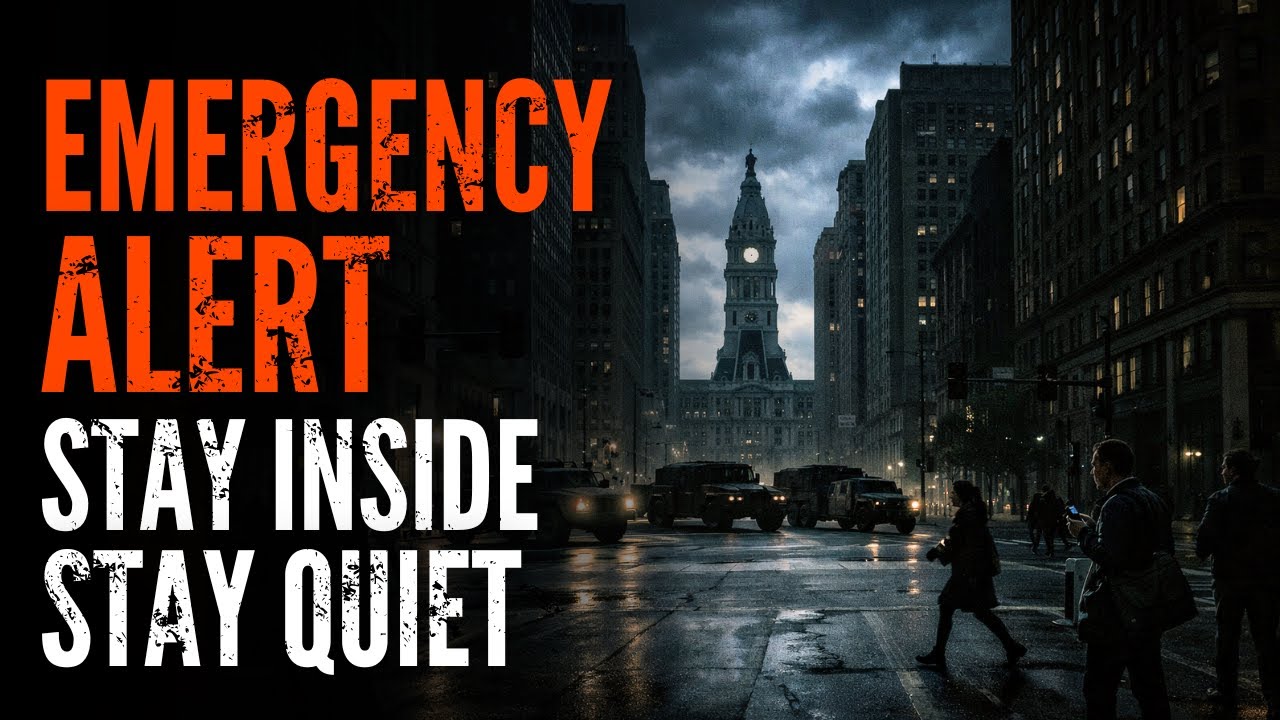 EMERGENCY ALERT: STAY INSIDE. STAY QUIET