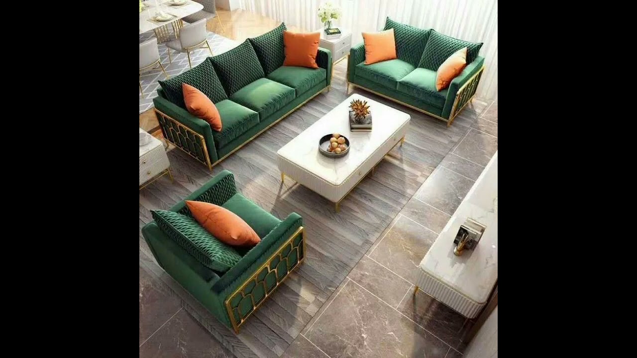 99| The LIVING Room| Modern Neutral and green accent|🌐🌞🌟