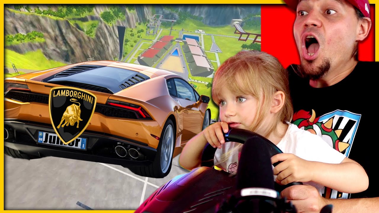 LAMBORGHINI ZA 2.000.000$ vs XXL SKOCZNIA MAŁYSZA 🏎️ Beam.NG Mody