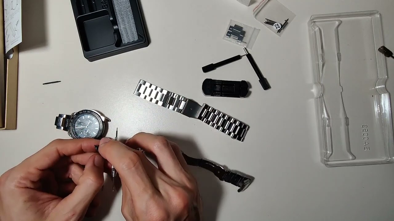 Fullmosa Quick Release Watch band, Stainless Steel Watch strap 16mm, 18mm, 19mm, 20mm, 22mm or 24mm