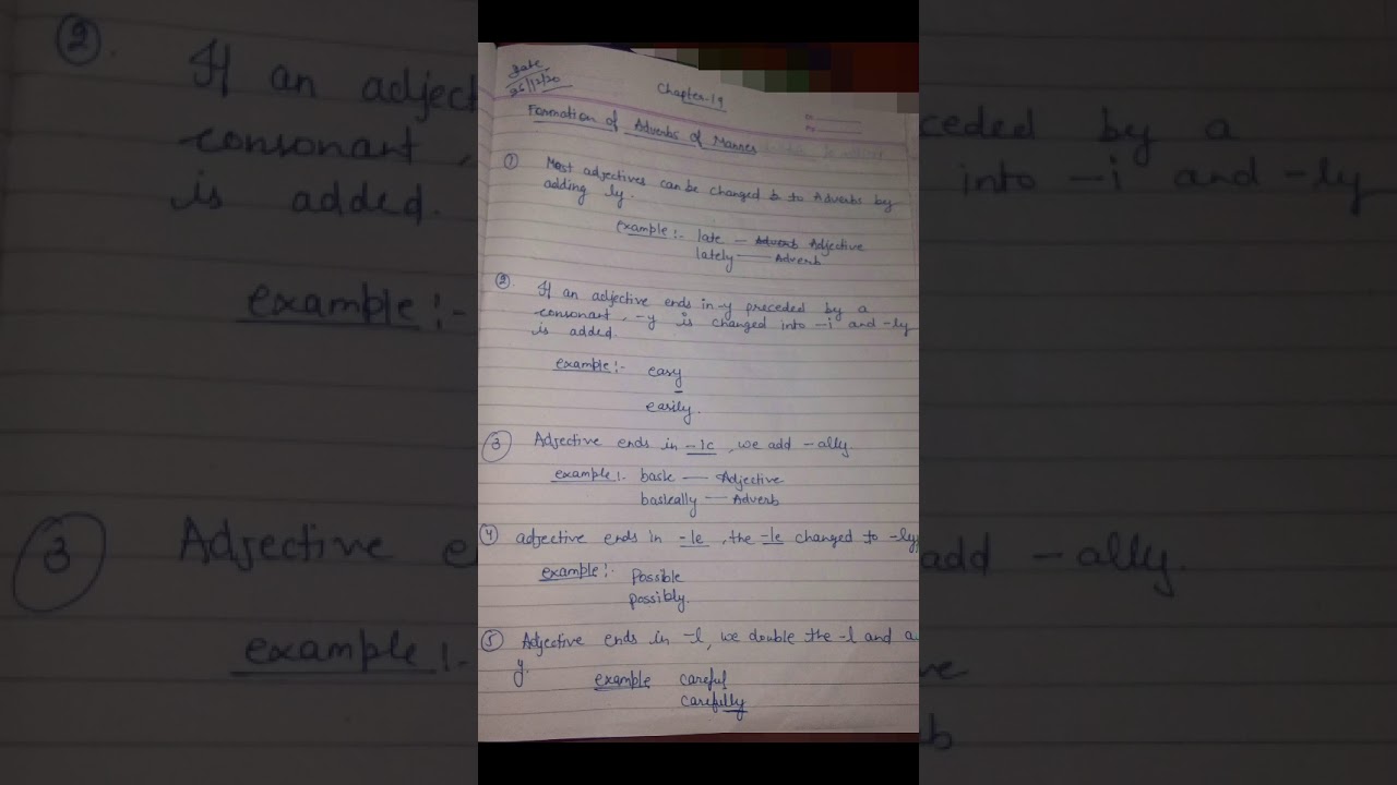 adjective to adverb
