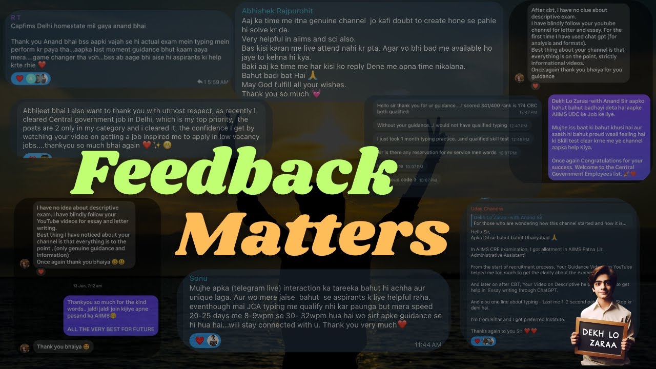 AIIMS CRE Selected Candidates Feedback | Bahut kam time me iss channel se Selection ke piche ka raaz