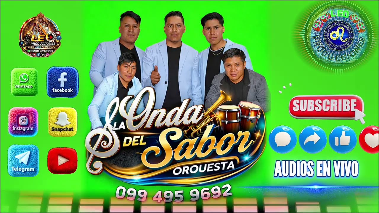 🔴 Audio en Vivo | La Onda del Sabor Orquesta 🎶 Cumbia, Baile y Fiesta Total💥🎉🇪🇨🌍❤️