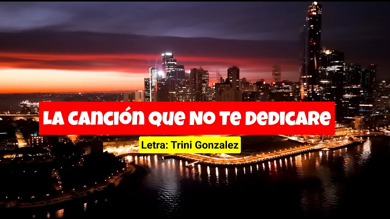DJ Trini - La Cancion Que No Voy A Dedicarte