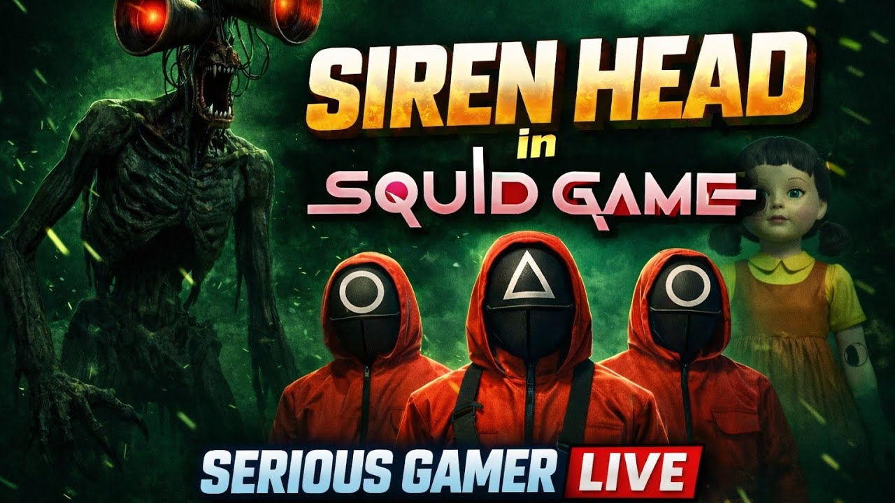 🔥 Squid Game LIVE 🔴 Extreme Challenge 💀#SeriousGamer