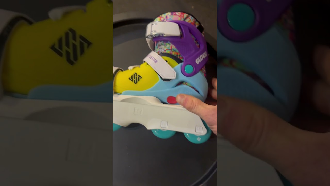 USD Glitch adjustable kids aggressive skates 👌 