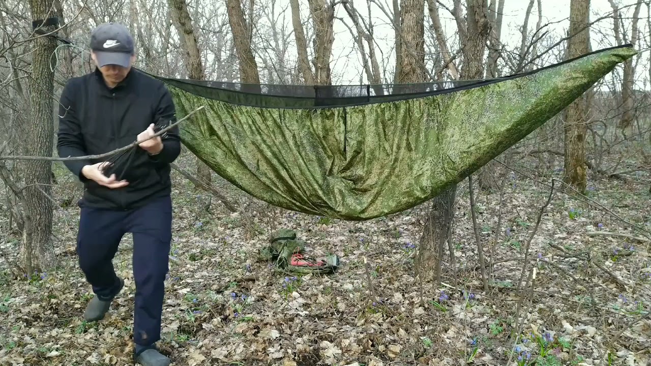 Вывожу свои походы на новый уровень. Первый взгляд на туристический гамак REBEL GEARS