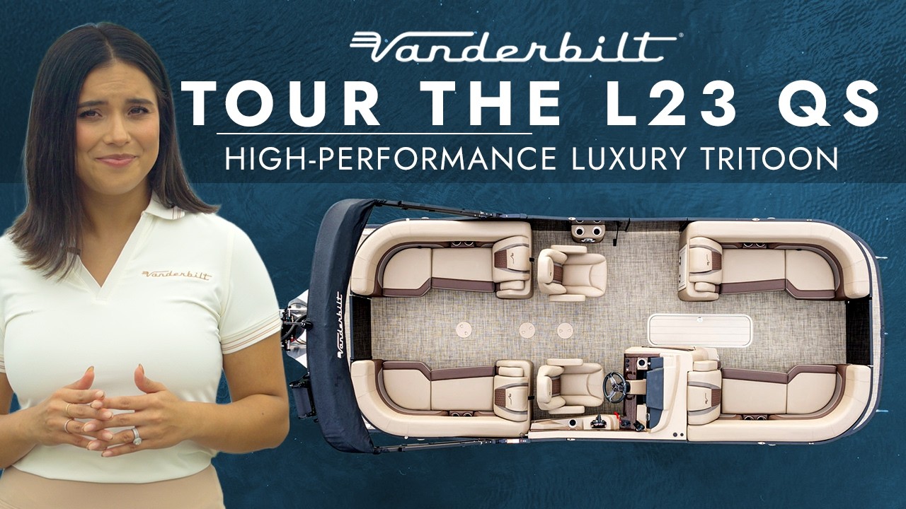 Vanderbilt Pontoons - L23 QS Walkthrough - Quad Lounge Tritoon
