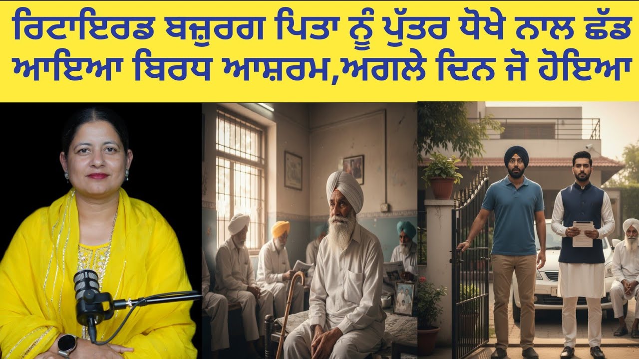ਬਜ਼ੁਰਗ ਪਿਤਾ ਨੂੰ ਧੋਖੇ ਨਾਲ ਪੁੱਤ ਛੱਡ ਆਇਆ ਬਿਰਧ ਆਸ਼ਰਮ, ਅਗਲੇ ਦਿਨ ਜੋ ਹੋਇਆ|| @alfaaz065 