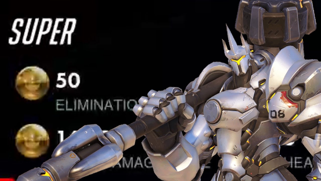 POTG! 50 ELIMS! SUPER REINHARDT GAMEPLAY OVERWATCH SEASON 32 TOP 500