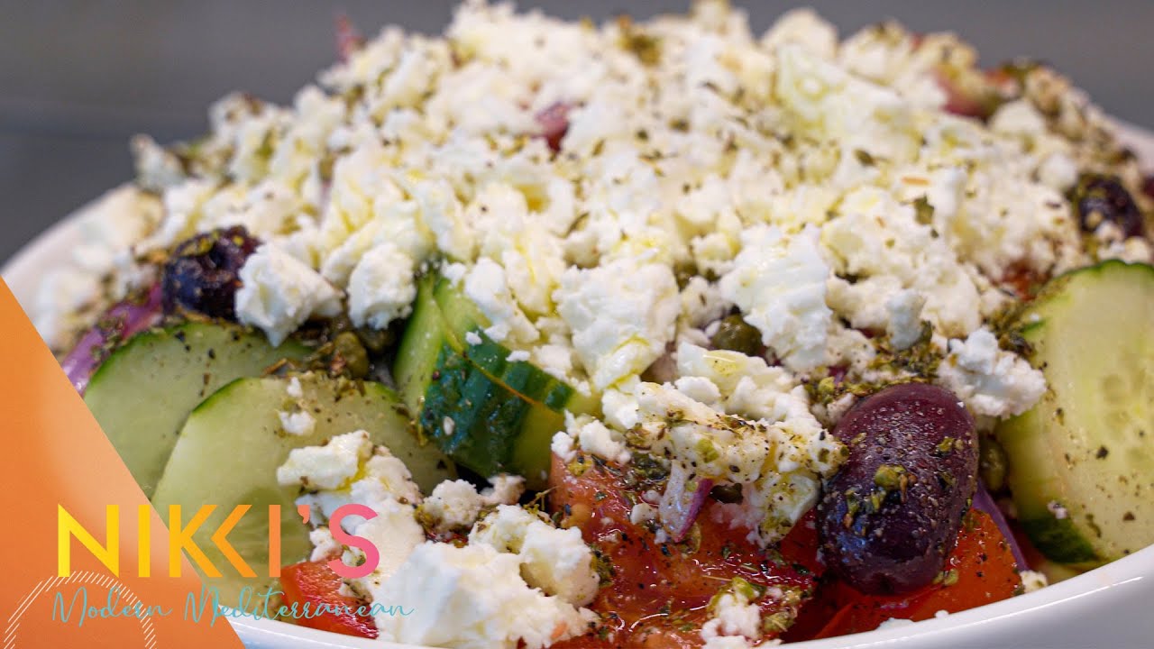 Delicious Traditional Greek Salad Horiatiki Salad
