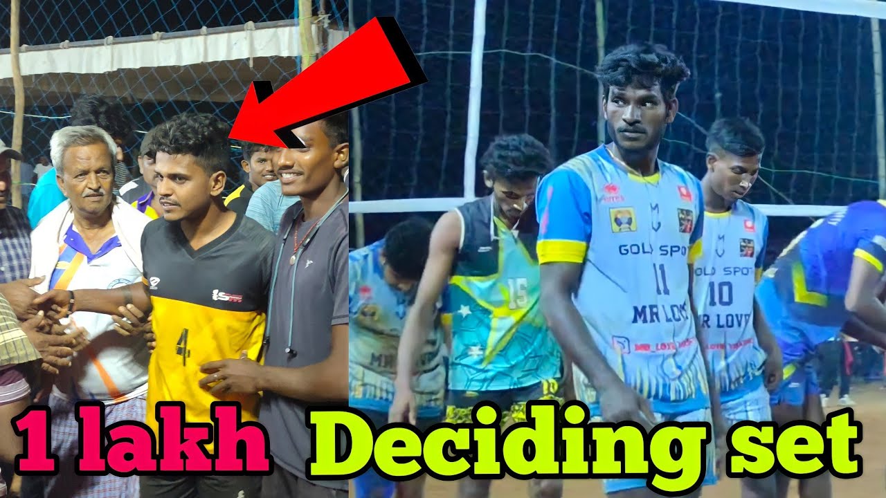 Final 🔥 100000rs match | mayiladuthurai vs KGF | #volleyball
