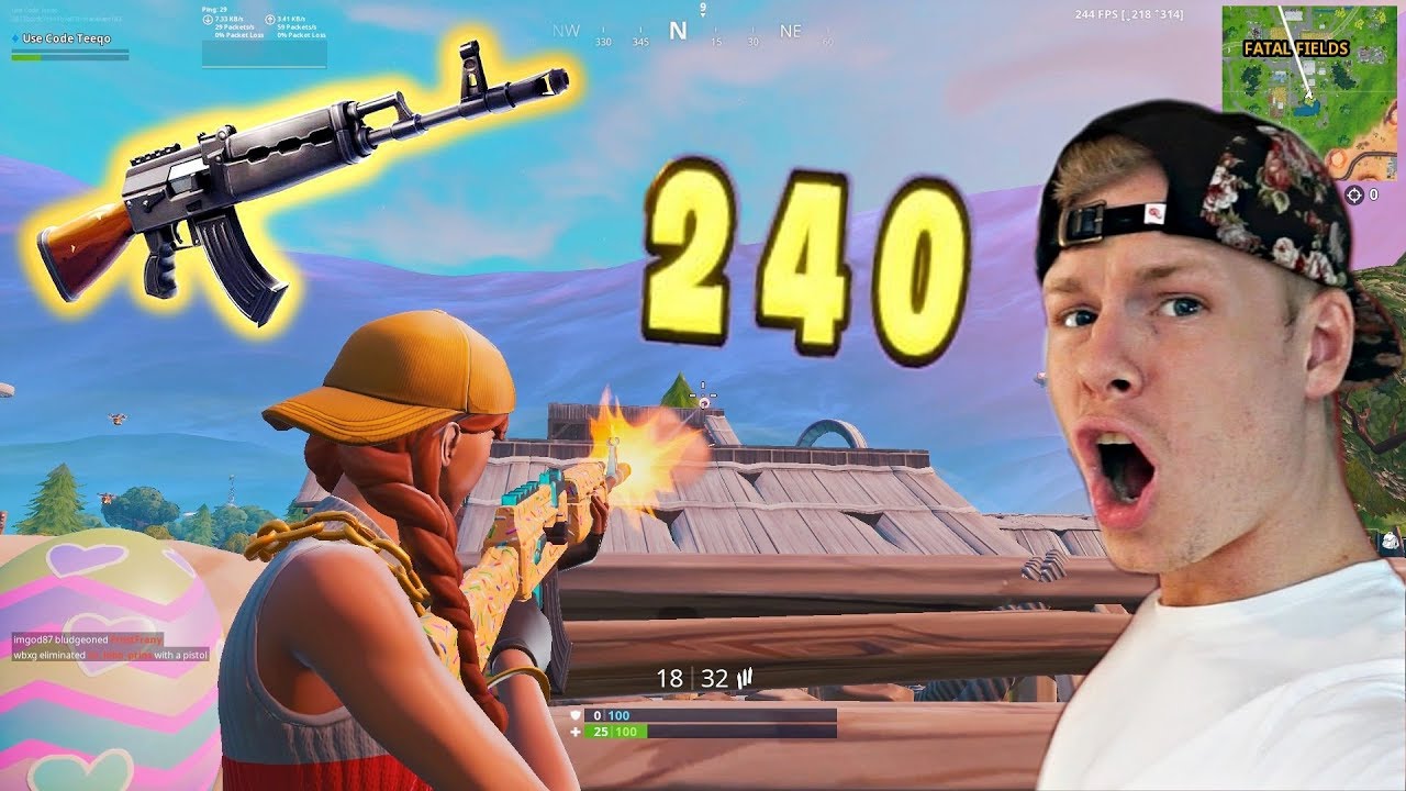 FaZe Teeqo Shows You What Human Aimbot Looks like! *Headshot only*