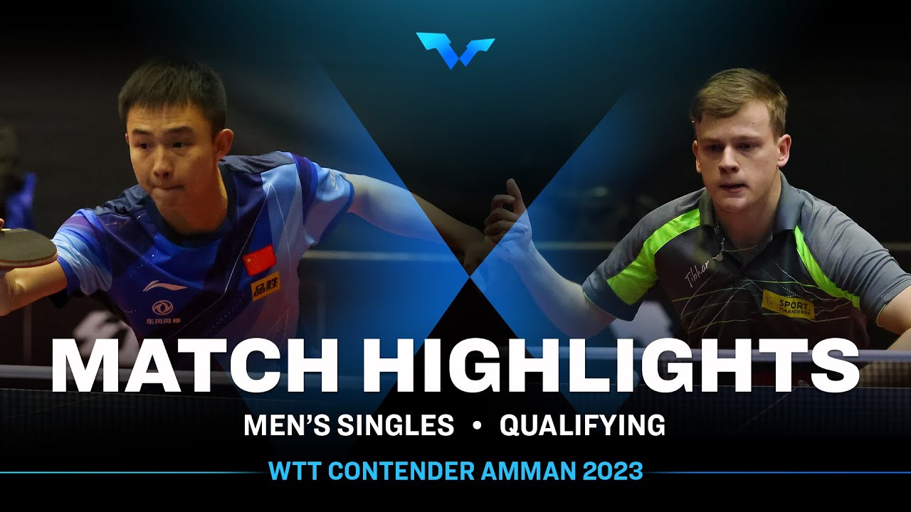Yan Sheng vs Laurens Devos | MS Qual | WTT Contender Amman 2023
